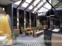 Thiết kế quán trà sữa LuCha House - Nhà Bè