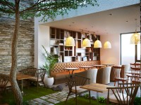 Thiết Kế Quán Cafe Sân Vườn - Không Gian Xanh Đẹp