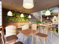 Thiết Kế Quán Cafe Sân Vườn - Không Gian Xanh Đẹp