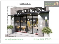Thiết kế quán trà sữa LuCha House - Nhà Bè
