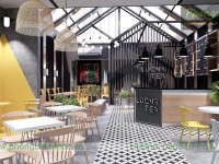 Thiết kế quán trà sữa LuCha House - Nhà Bè
