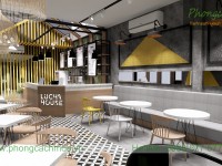 Thiết kế quán trà sữa LuCha House - Nhà Bè