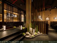 Thiết kế thi công nhà hàng nướng nhật bản ANRAKUTEI - Nguyễn Trãi Quận 1