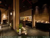 Thiết kế thi công nhà hàng nướng nhật bản ANRAKUTEI - Nguyễn Trãi Quận 1