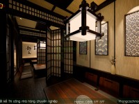 Thiết kế thi công nhà hàng nướng nhật bản ANRAKUTEI - Nguyễn Trãi Quận 1