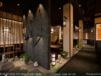 Thiết kế thi công nhà hàng nướng nhật bản ANRAKUTEI - Nguyễn Trãi Quận 1
