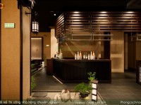 Thiết kế thi công nhà hàng nướng nhật bản ANRAKUTEI - Nguyễn Trãi Quận 1