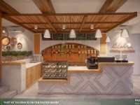 Thiết kế thi công quán cafe phong cách Địa Trung Hải - Aloha Coffee Quận 7
