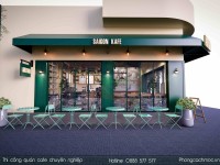 Antiko Saigon Kafe - Mẫu thiết kế quán cafe góc phố siêu đẹp