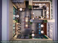 Antiko Saigon Kafe - Mẫu thiết kế quán cafe góc phố siêu đẹp