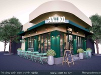 Antiko Saigon Kafe - Mẫu thiết kế quán cafe góc phố siêu đẹp
