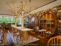 Thiết kế tiệm bánh ngọt kết hợp quán cafe Mix Bakery-100m2