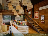 Thiết kế tiệm bánh ngọt kết hợp quán cafe Mix Bakery-100m2