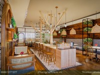 Thiết kế tiệm bánh ngọt kết hợp quán cafe Mix Bakery-100m2