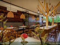 Thiết kế tiệm bánh ngọt kết hợp quán cafe Mix Bakery-100m2