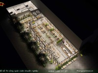 Thiết kế thi công quán cafe 300m2 CUỐN HÚT khách hàng tại Rach Giá