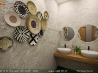 Thiết kế thi công quán cafe 300m2 CUỐN HÚT khách hàng tại Rach Giá