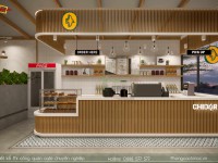 Thiết kế thi công quán cafe 300m2 CUỐN HÚT khách hàng tại Rach Giá
