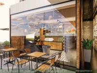 Crown Coffee Bình Phước - Mẫu thiết kế quán cafe hiện đại