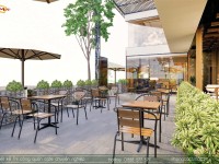 Crown Coffee Bình Phước - Mẫu thiết kế quán cafe hiện đại