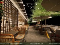 Thiết kế Dè Cube Tea - Không gian hiện đại mới toanh tại Long Thành