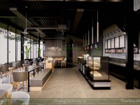 Thiết kế quán cafe hiện đại phong cách Luxury 320m2