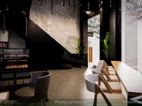Thiết kế quán cafe hiện đại phong cách Luxury 320m2