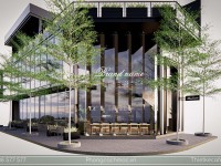 Thiết kế quán cafe hiện đại phong cách Luxury 320m2