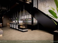 Thiết kế quán cafe hiện đại phong cách Luxury 320m2