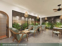 Thiết kế quán cafe Indochine Long Xuyên - Phong cách quán cafe Việt Nam 450m2