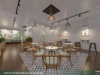 Thiết kế quán cafe Indochine Long Xuyên - Phong cách quán cafe Việt Nam 450m2