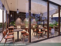 Thiết kế quán cafe tropical garden 400m2 - Nemo Coffee Bình Dương