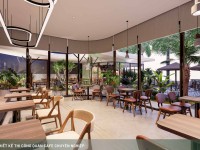 Thiết kế quán cafe tropical garden 400m2 - Nemo Coffee Bình Dương