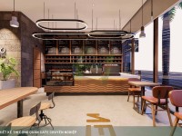 Thiết kế quán cafe tropical garden 400m2 - Nemo Coffee Bình Dương