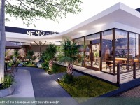 Thiết kế quán cafe tropical garden 400m2 - Nemo Coffee Bình Dương