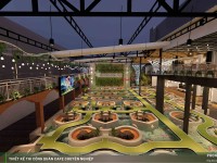 New Koi Coffee - Mẫu thiết kế quán cafe cá KOI 1500m2 đẹp tại quận 7