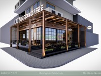 Thiết kế Quán Cafe 2 mặt tiền - Palermo Coffee