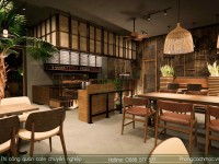 Thiết kế quán cafe hiện đại Palma The Garden Cafe