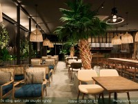 Thiết kế quán cafe hiện đại Palma The Garden Cafe