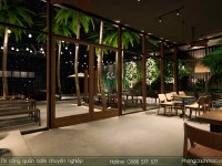 Thiết kế quán cafe hiện đại Palma The Garden Cafe