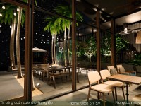 Thiết kế quán cafe hiện đại Palma The Garden Cafe