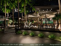 Thiết kế quán cafe hiện đại Palma The Garden Cafe