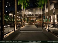 Thiết kế quán cafe hiện đại Palma The Garden Cafe