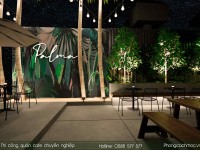 Thiết kế quán cafe hiện đại Palma The Garden Cafe