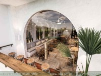 Thiết kế quán cafe phong cách địa trung hải The Season Coffee & Tea - Vĩnh Long