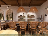 Thiết kế quán cafe phong cách địa trung hải The Season Coffee & Tea - Vĩnh Long