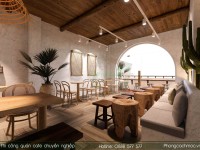 Thiết kế quán cafe phong cách địa trung hải The Season Coffee & Tea - Vĩnh Long