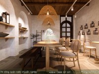 Thiết kế quán cafe phong cách địa trung hải The Season Coffee & Tea - Vĩnh Long