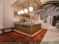 Thiết kế quán cafe phong cách địa trung hải The Season Coffee & Tea - Vĩnh Long