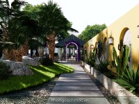 Thiết kế quán cafe sân vườn 1700m2 - Victoria Coffee Long An